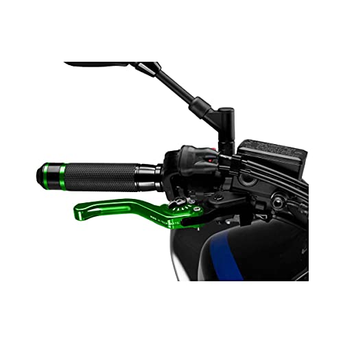 Puig Short Brake Lever 3.0. Green/Select. Black - Image 1