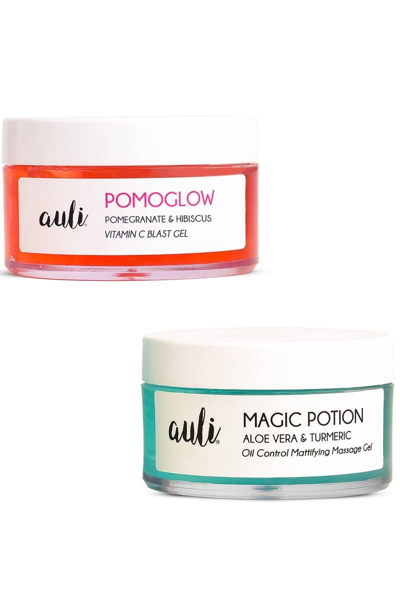 AULI LIFESTYLE Auli Combo of Magic Potion Aloe Vera and Turmeric Gel Pack Of 2 60Gm and 50Gm - Image 2