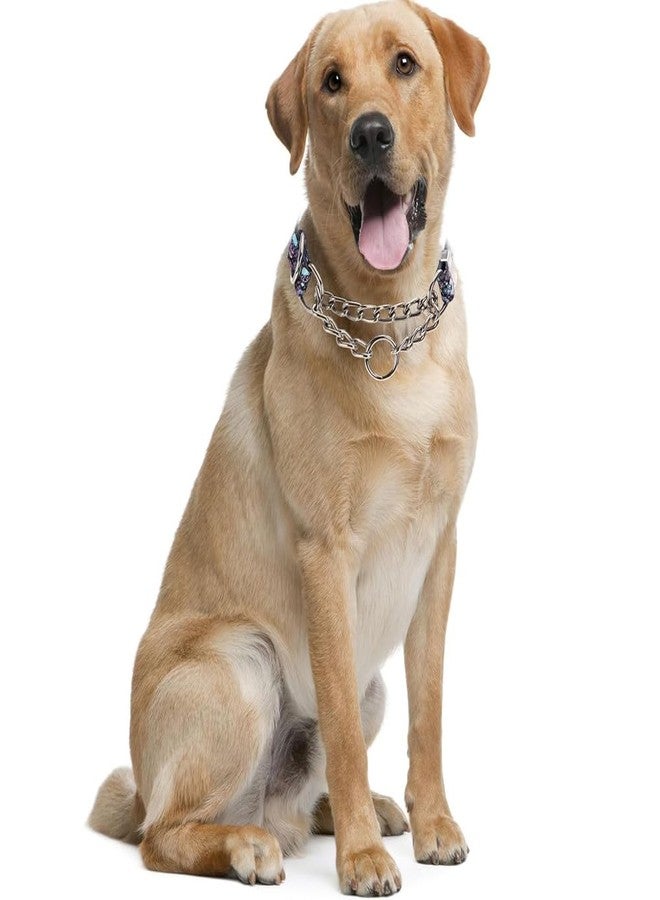 Weimostar Stainless Steel Chain Martingale Collar for Dogs, No Pull Slip Choker Collar Training Escape Proof Heavy Duty Choke Dog Collar for Small Medium Large Dogs Boy Male Pet, Skull XL - Image 3