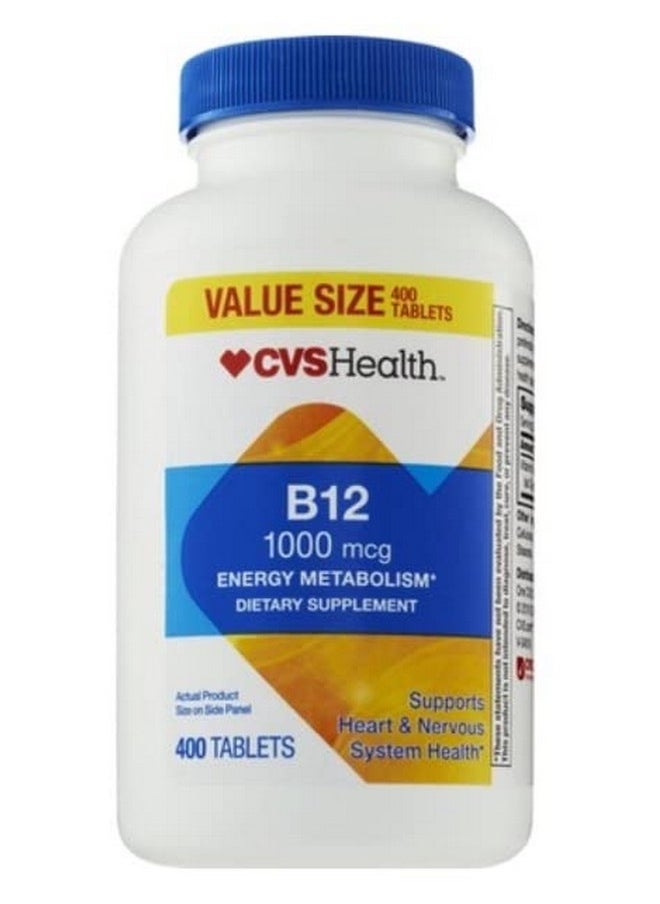 cvs - Health Vitamin B12 Tablets 1000Mcg 400 Ct - Image 1