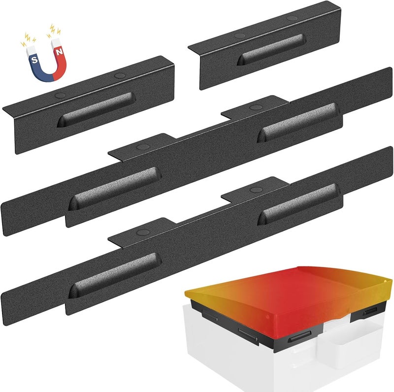 LimeCare Wind Guards for Blackstone 17 Inch Griddle, Magnetic Wind Screens, Blackstone Griddle Accessories, Fit with Hoods, Rear Grease Cups and Side Shelfs, Heat Shields for Side Tables, Save Propane, Black - Image 1