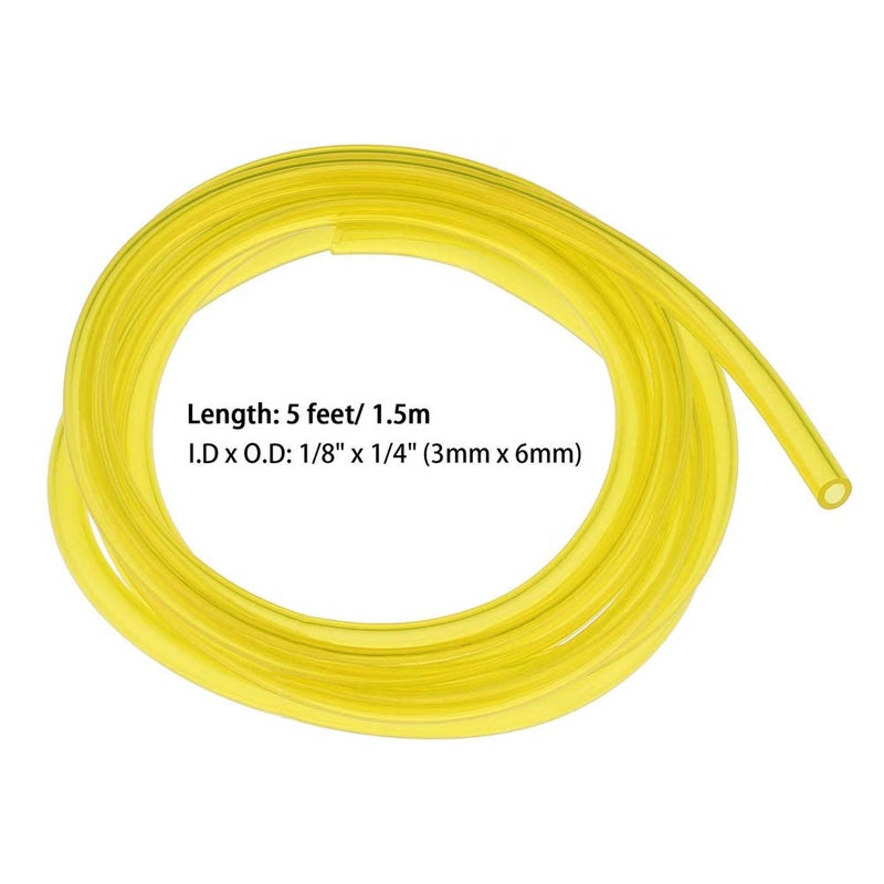 Aulufft 20 Feet Fuel Lines Hose 4 Sizes with Fuel Filter and Primer Bulb,Replacement Set for Chainsaw String Trimmer Leaf Blower Lawnmower Common 2 Cycle Small Engine - Image 4