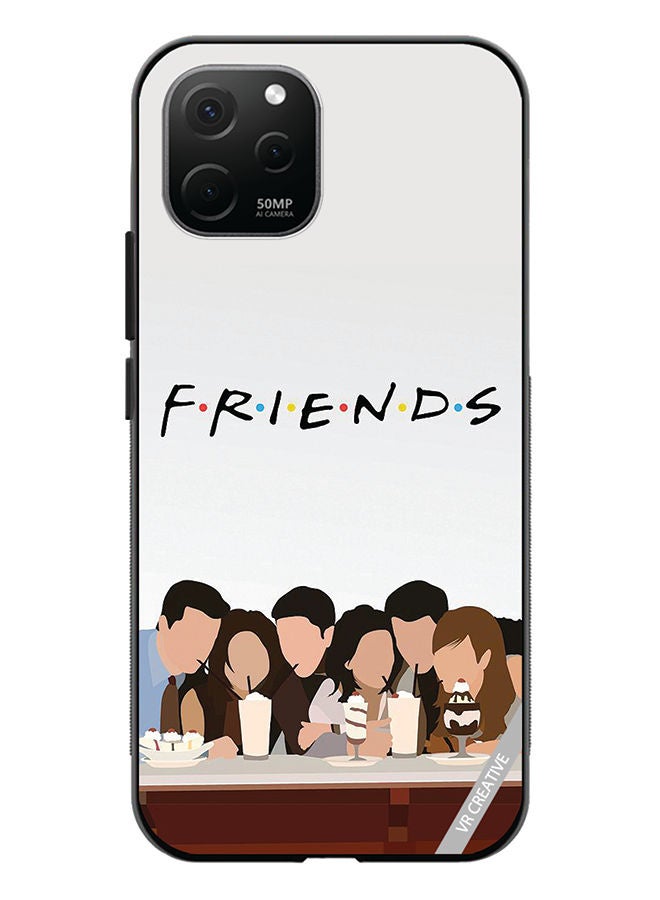 VR CREATIVE Protective Case Cover For Huawei Nova Y61 Friends Design Multicolour - Image 1