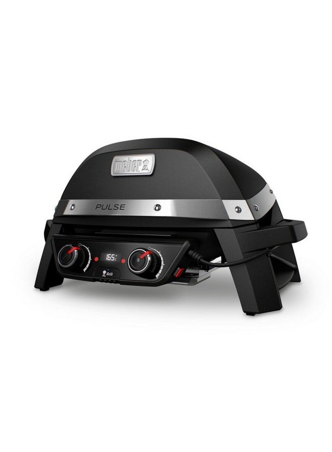 Weber Pulse 2000 Stainless Steel Electric Grill with Grease Management System Black and Silver 77 x 71cm JAH82010074 - Image 3