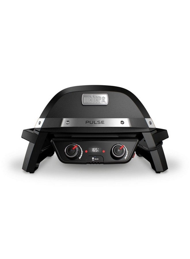 Weber Pulse 2000 Stainless Steel Electric Grill with Grease Management System Black and Silver 77 x 71cm JAH82010074 - Image 1