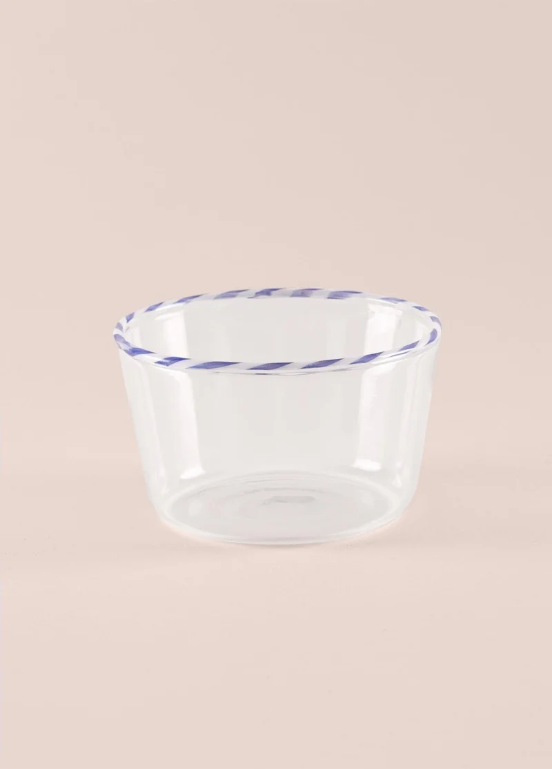 THE MIA Simple Ice Cream Dessert Serving Bowl Blue 150 ml