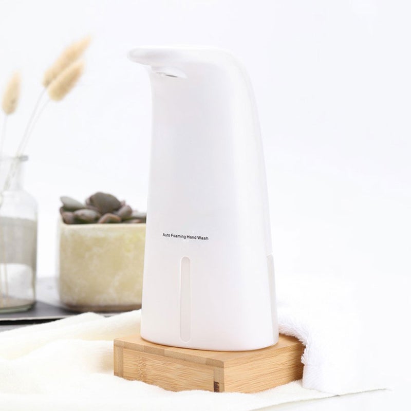 Touchless Soap Dispenser: 250ML White Ultra-Fast 0.25s Infrared Induction - Bubble Pump Technology Reduces Soap Use By 50% Automatic Soap Dispenser for Bathroom Kitchen - Image 5