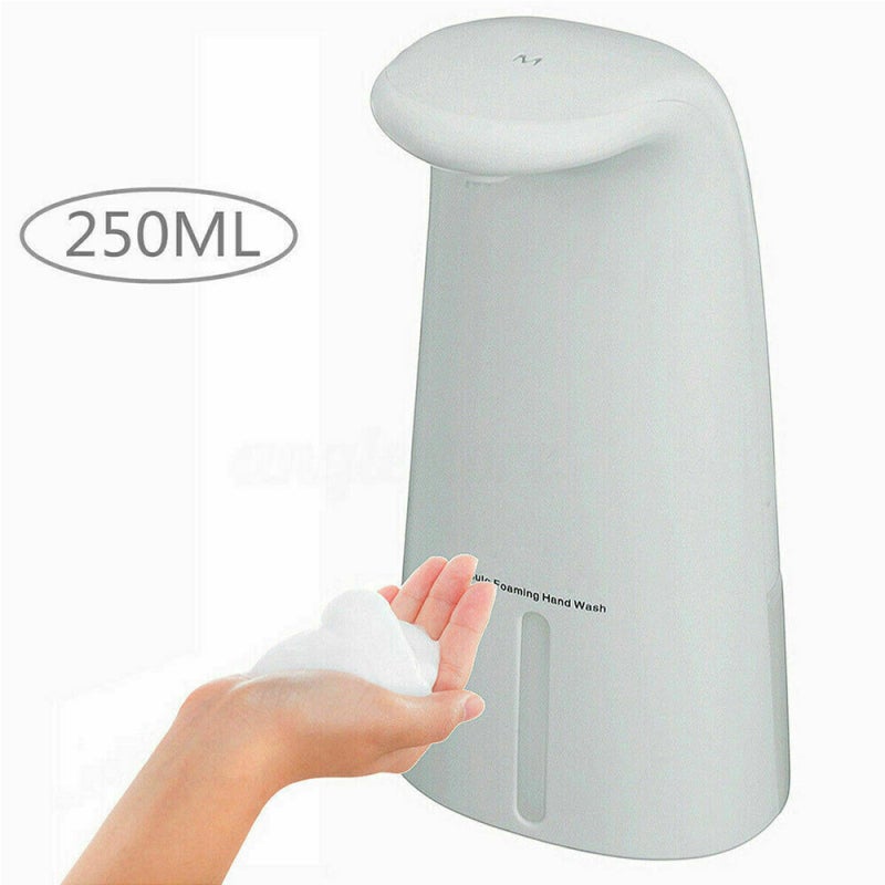 Touchless Soap Dispenser: 250ML White Ultra-Fast 0.25s Infrared Induction - Bubble Pump Technology Reduces Soap Use By 50% Automatic Soap Dispenser for Bathroom Kitchen - Image 4