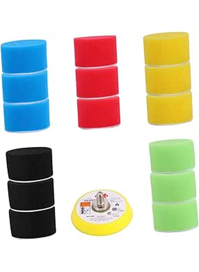 Gatuida Car Buffing Sponge Pads Set Durable Polishing Pads for Sanding Waxing Sealing Detailing - Image 1