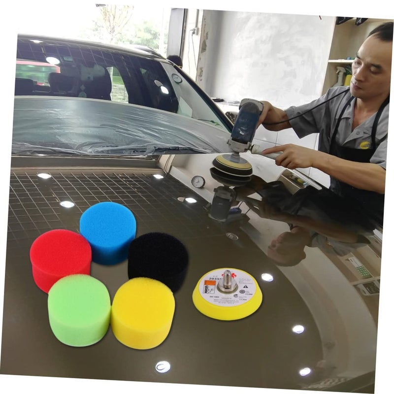 Gatuida Car Buffing Sponge Pads Set Durable Polishing Pads for Sanding Waxing Sealing Detailing - Image 4