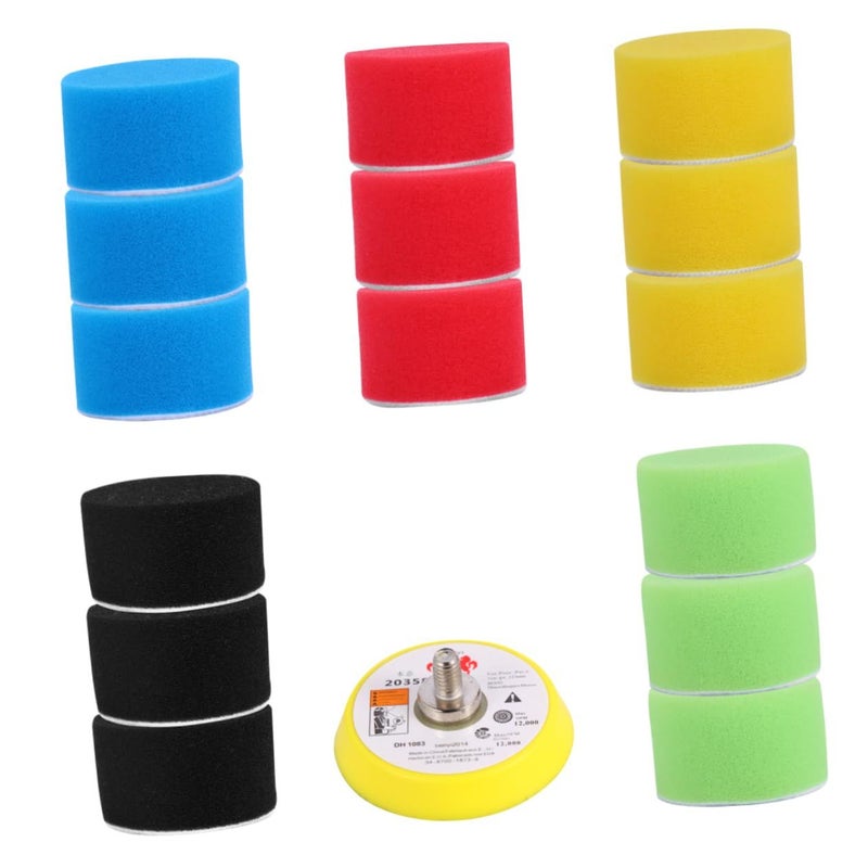 Gatuida Car Buffing Sponge Pads Set Durable Polishing Pads for Sanding Waxing Sealing Detailing - Image 2