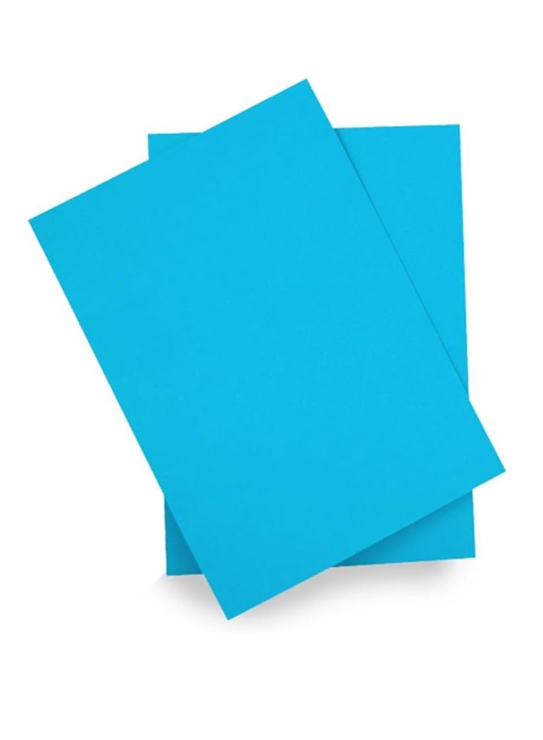 Terabyte Colored Paper (240 Gsm Sky Blue 50 Sheets) - Image 1