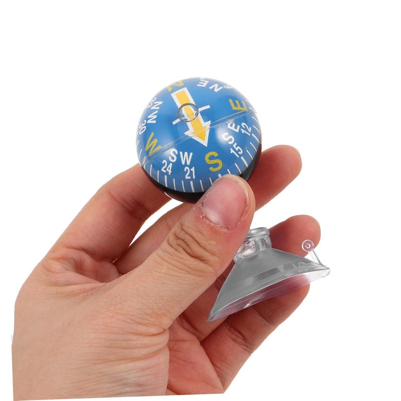 Portable Dashboard Compass Suction Cup Plastic Lightweight Car Boat Navigation Tool - Image 4