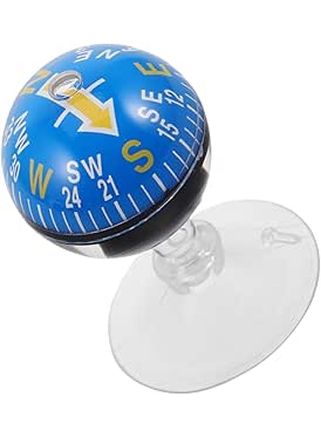 Portable Dashboard Compass Suction Cup Plastic Lightweight Car Boat Navigation Tool - Image 1