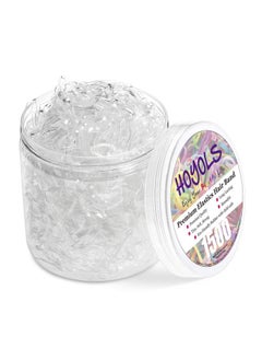 HOYOLS HOYOLS Clear Elastic Hair Rubber Bands, 1500pcs Mini Small Clear Ponytail Elastics Holders for Blond Kids Girls Hair No Crease Damage No Hurt 1 Inch TPU  - Image 1