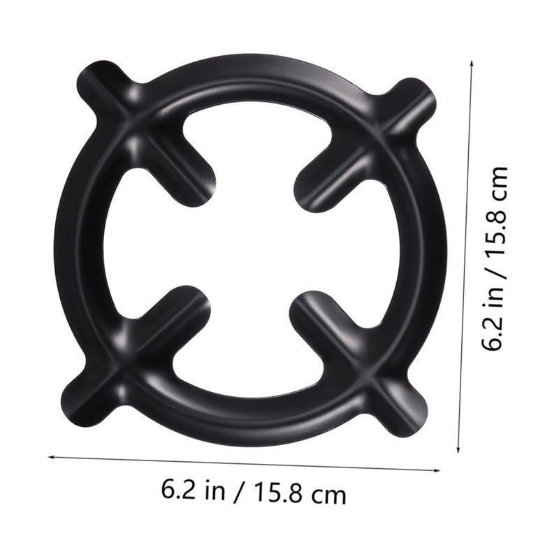 Iron Burner Grate Stand Round Trivet For Espresso And Coffee Makers Outdoor Use - Image 3