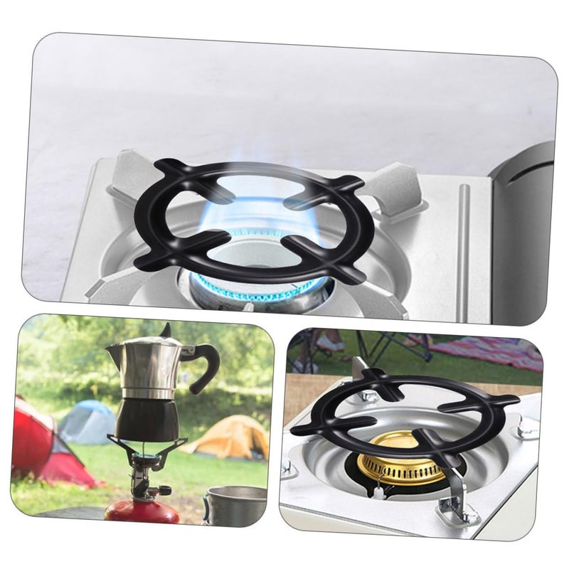 Iron Burner Grate Stand Round Trivet For Espresso And Coffee Makers Outdoor Use - Image 5
