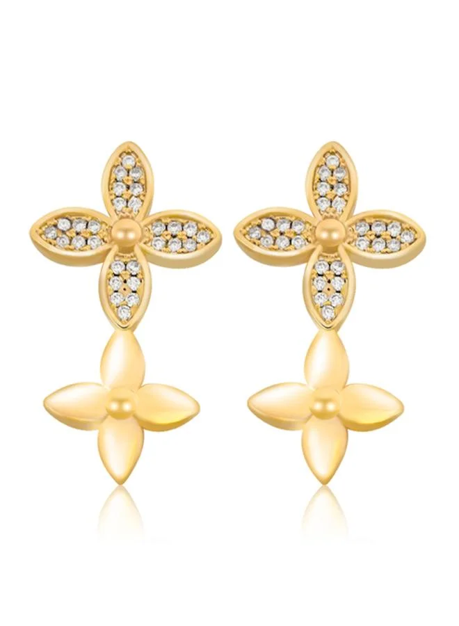 Take Two  Flower Dangle Earrings for Women | Best Price UAE