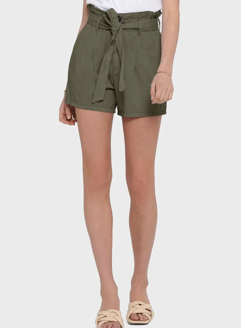 ONLY Tie Waist Shorts