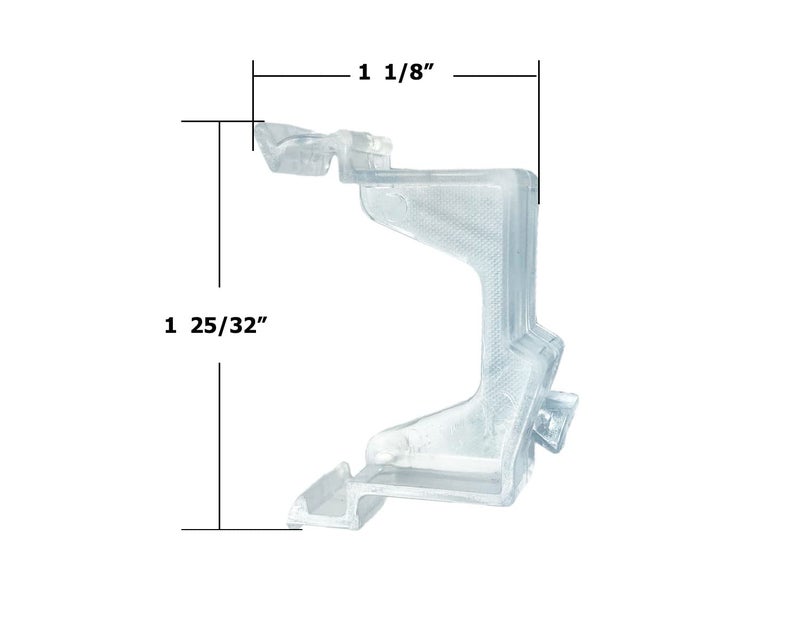 Levolor Faux Wood Valance Clips, 2 in. (Pack of 2)