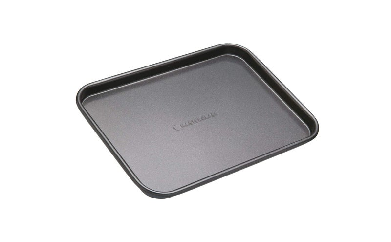 MasterClass Baking Tray NonStick Oven Tray for Baking and Roasting Carbon Steel 24 x 18cm Grey