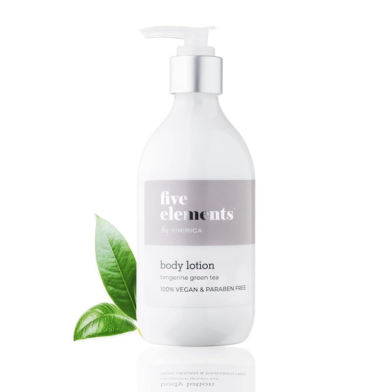 Kimirica Five Elements Moisturizing Scented Body Lotion with Tangerine and Green Tea for All Skin Type  Instant Hydration Vegan and ParabenFree  for Men  Women  300ml - Image 1
