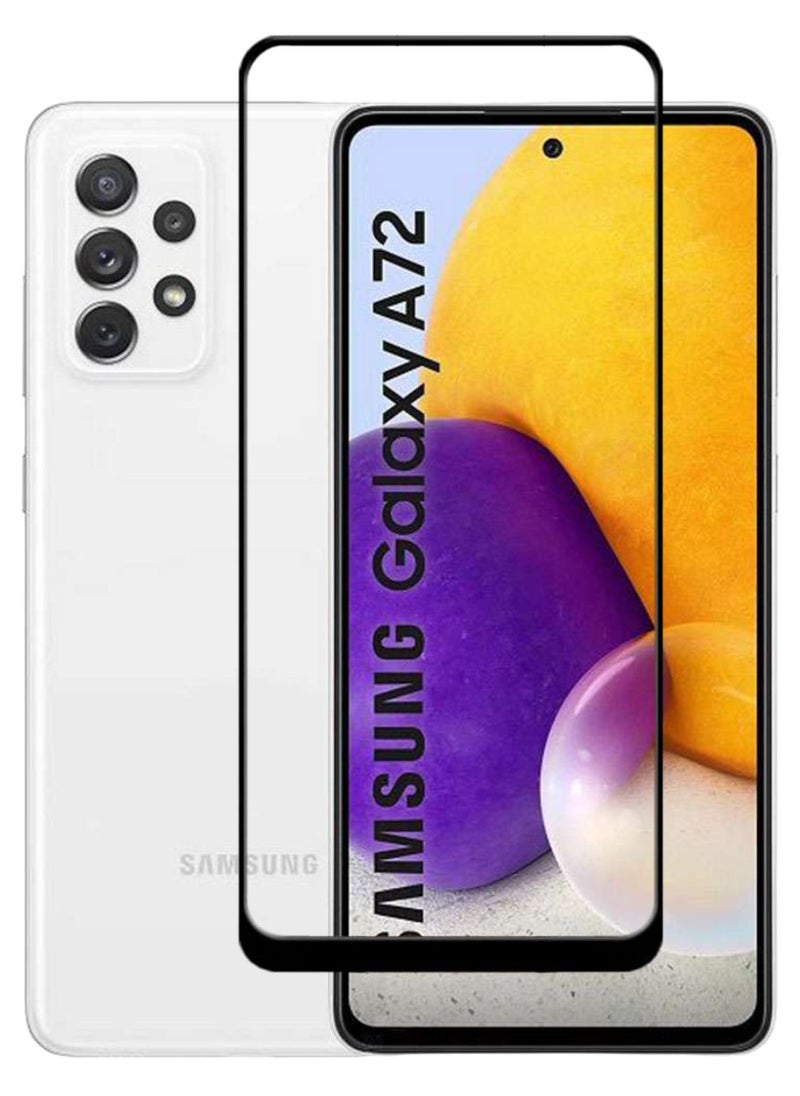 ACLIX Antistatic ESD Dustproof Premium Quality High Definition Tempered Glass Screen Protector Designed For Samsung Galaxy A72 - Image 1