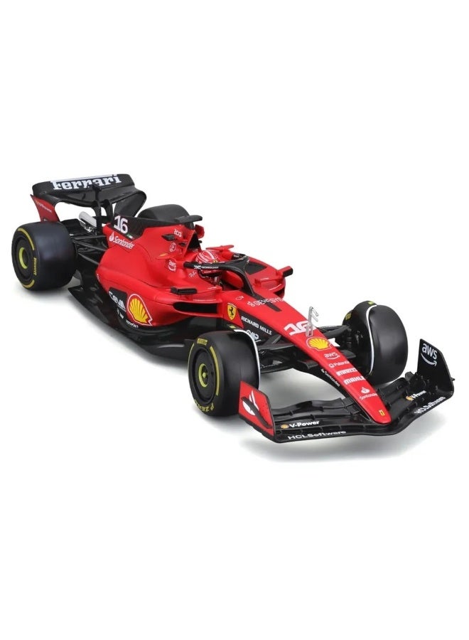 Bburago سيارة ببراغو فورمولا 1 ريسينغ فيراري SF-23 #16 تشارلز ليكليرك مصنوعة من الصب (أحمر، 1:18) - Image 3