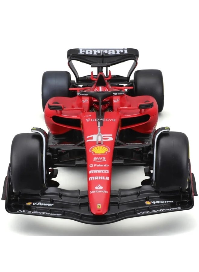 Bburago سيارة ببراغو فورمولا 1 ريسينغ فيراري SF-23 #16 تشارلز ليكليرك مصنوعة من الصب (أحمر، 1:18) - Image 1