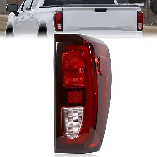 Lochnchn Tail Light Assembly Compatible With 2019-2024 GMC Sierra 1500 2500HD 3500HD,Right Passenger Side Taillight Rear Lamp Brake Light Replace# 84565920 GM2801309 Halogen Type - Image 1