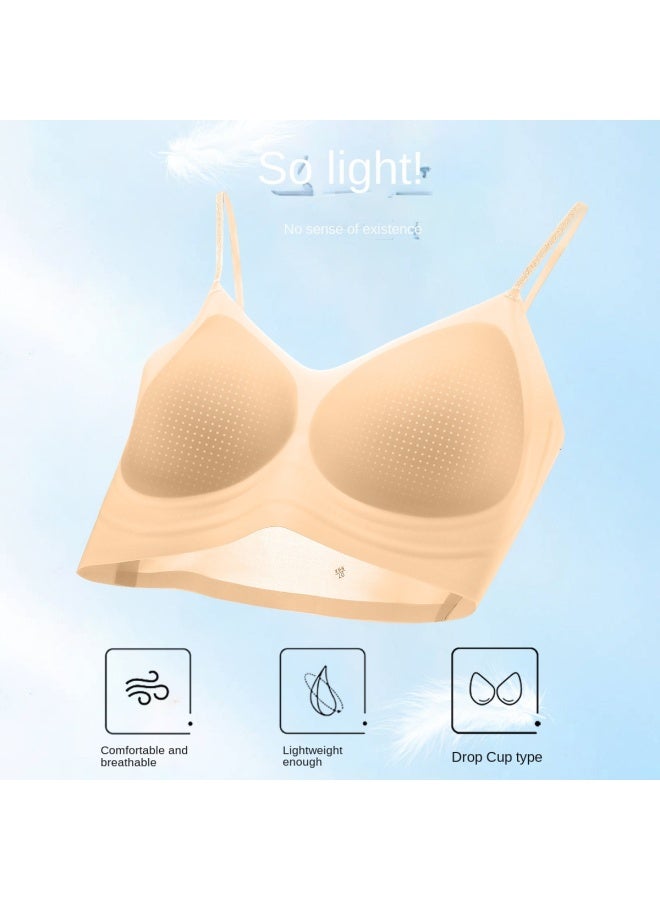 an zhi ban Pairs [ultra-thin Barely-there Cool Breeze] Invisible Foundation Liquid Underwear With Breathable Mesh Cups For Lifting & Push-up Effect - Image 4