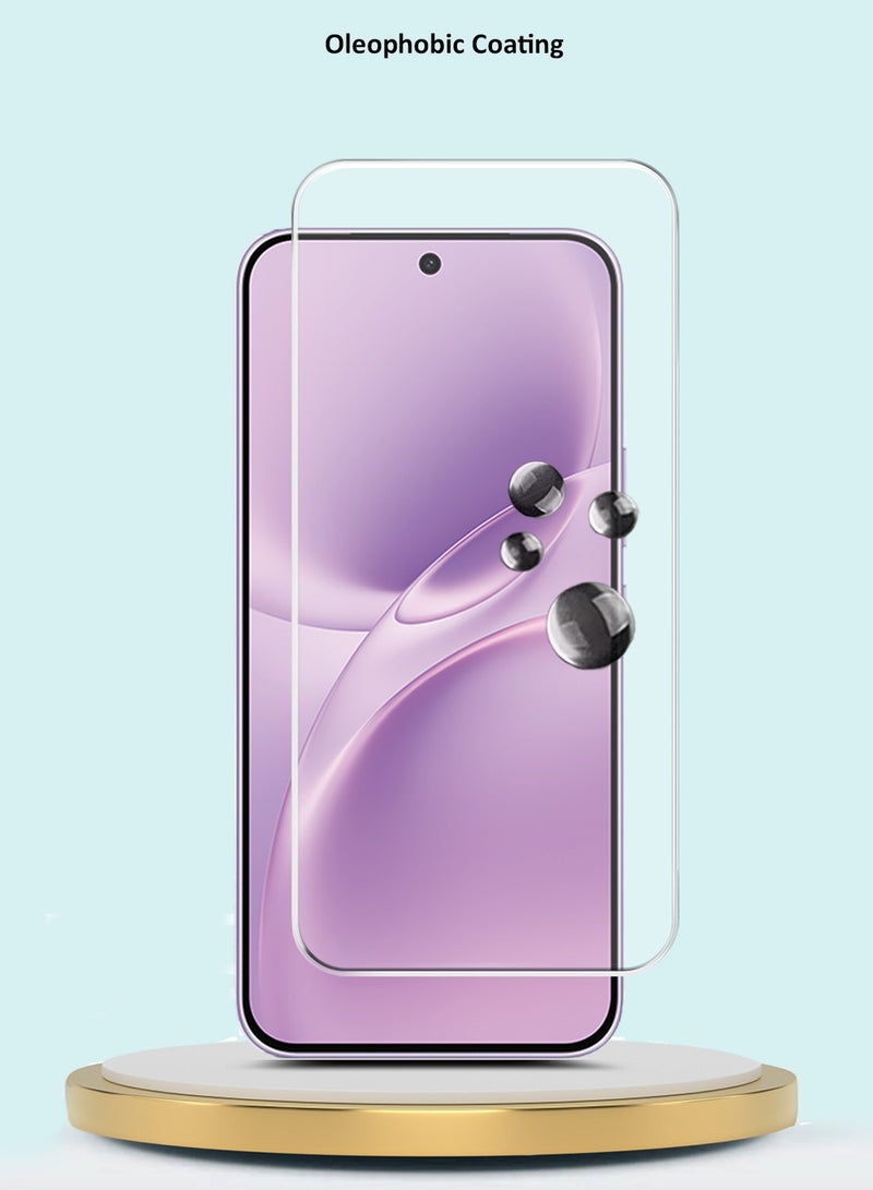 جيماكس واقي شاشة زجاجي مقسى 9H 2.5D بحواف منحنية لسلسلة vivo V70 FE 5G 2026 GMAX الفاخرة - شفاف - Image 4