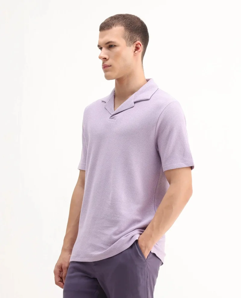 رير رابِت REGULAR FIT PLAIN POLO