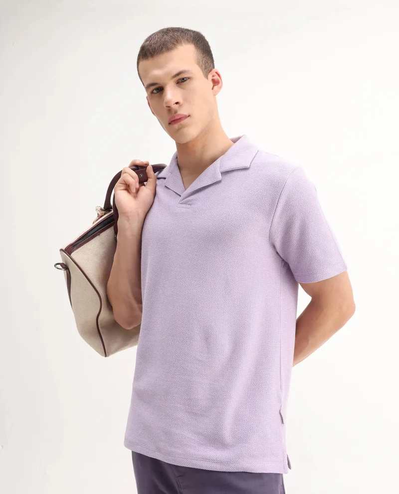 رير رابِت REGULAR FIT PLAIN POLO