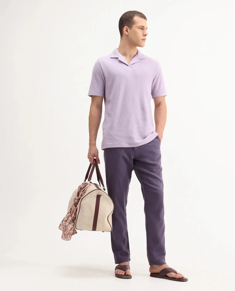 رير رابِت REGULAR FIT PLAIN POLO