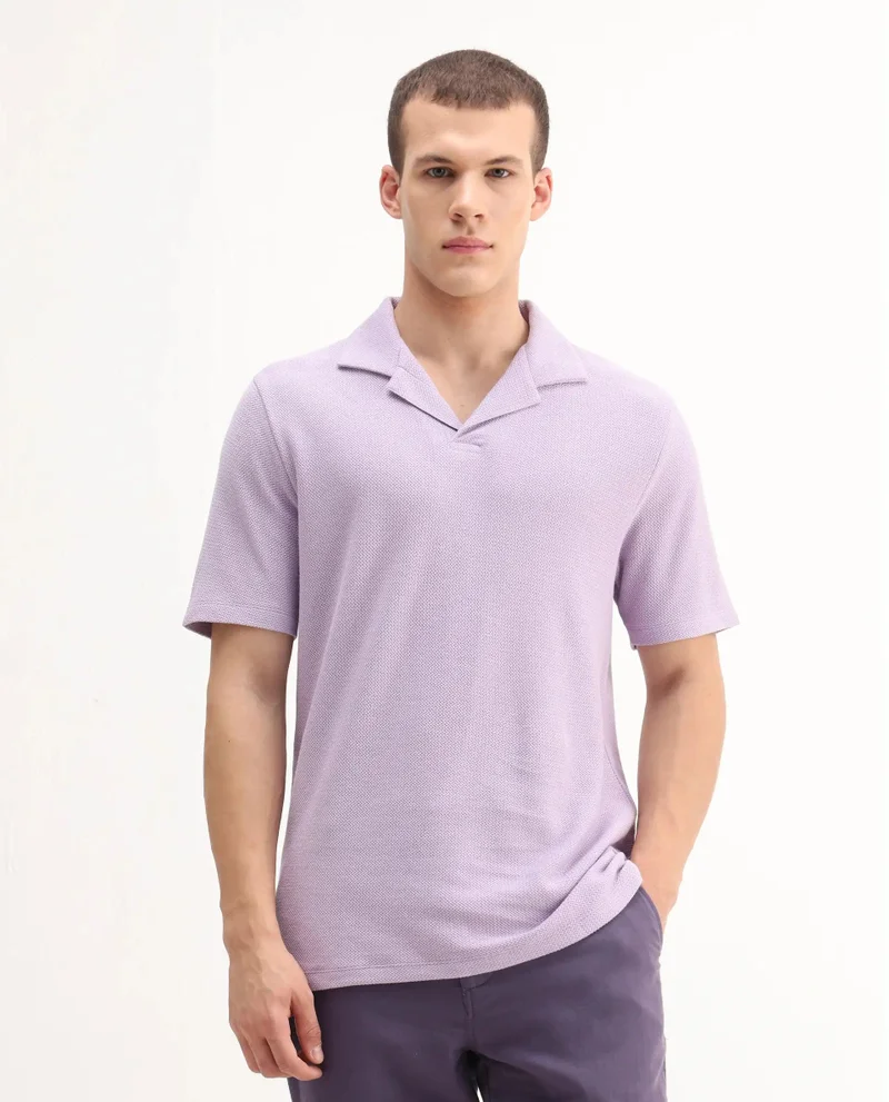 رير رابِت REGULAR FIT PLAIN POLO