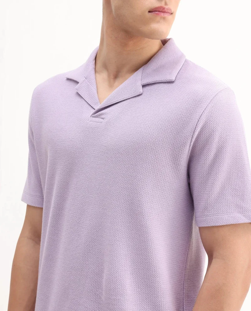 رير رابِت REGULAR FIT PLAIN POLO
