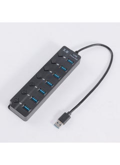 Generic USB3.0HUB Hub 7-Port Diamond Key One-to-seven Extender Expansion Dock Computer Accessories High-speed Transmission-Number Of Interfaces:7 Mouth 2.0 Pearlescent Bag  - Image 4