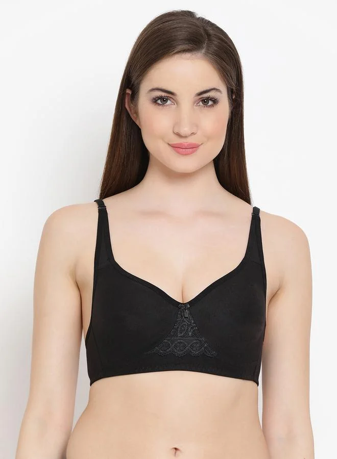 كلوفيا حمالة صدر تيشيرت قطن بتغطية كاملة بدون حشوة وبدون سلك