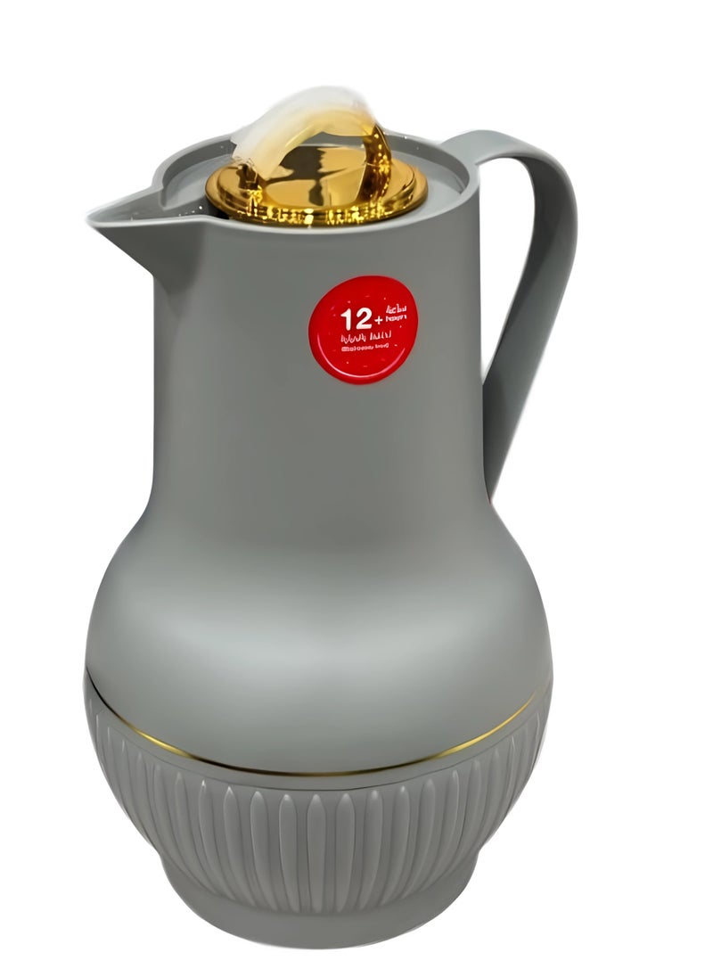 BASURRAH Tea & Coffee Thermos 1L – 12-Hour Heat Retention to Keep Your Favorite Flavor 