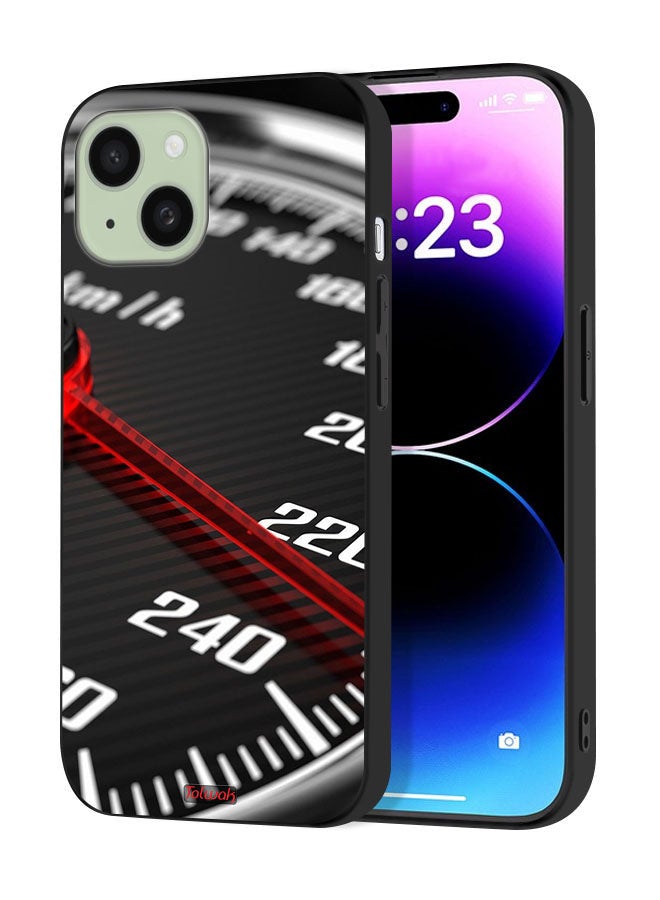 Tolwak Apple iPhone 15 Protective Case Cover Speed Meter - Image 1