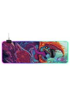 Computer Monster Pattern Illuminated Mouse Pad, Size: 90 x 30 x 0.4cm