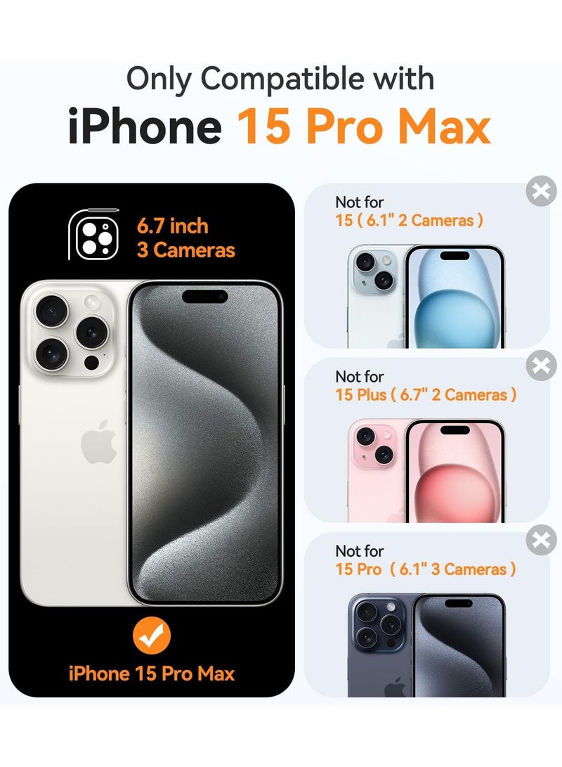 BORTONY iPhone 15 Pro Max Case Cover 6.7 inch Liquid Gel Silicone Rubber Soft Silky Touch Anti Scratch Shockproof Protective Cover for iPhone 15 Pro Max - Image 2