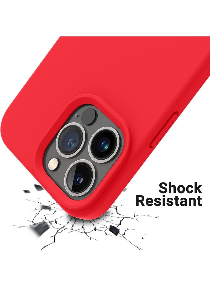 BORTONY iPhone 15 Pro Max Case Cover 6.7 inch Liquid Gel Silicone Rubber Soft Silky Touch Anti Scratch Shockproof Protective Cover for iPhone 15 Pro Max - Image 5