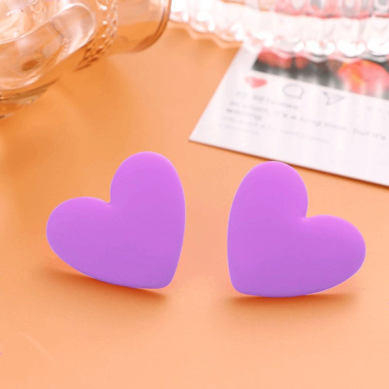 BP Tattoo Colorful Heart Earrings Women's Earrings  - Image 2
