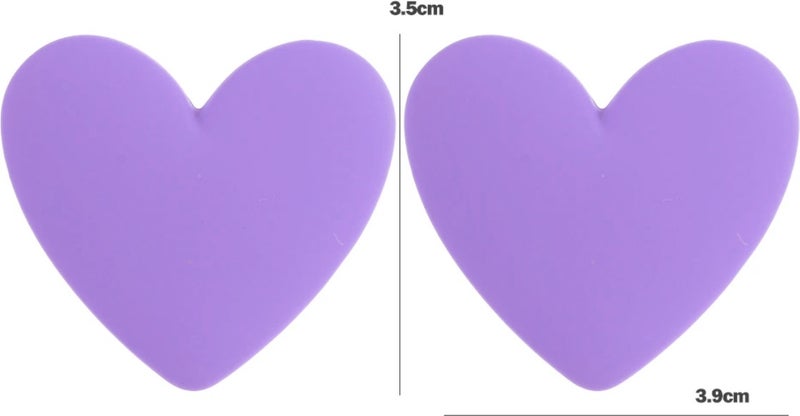 BP Tattoo Colorful Heart Earrings Women's Earrings  - Image 3