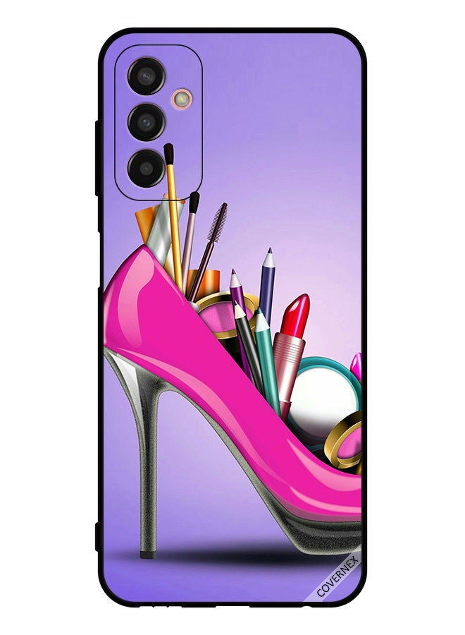 Covernex Protective Case Cover For Samsung Galaxy M13 Shoe With Makeup - Image 1