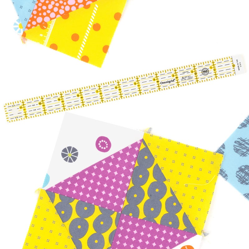 Omnigrid 1 x 12-Inch Ruler, Clear Quilting and Sewing Ruler - Image 3