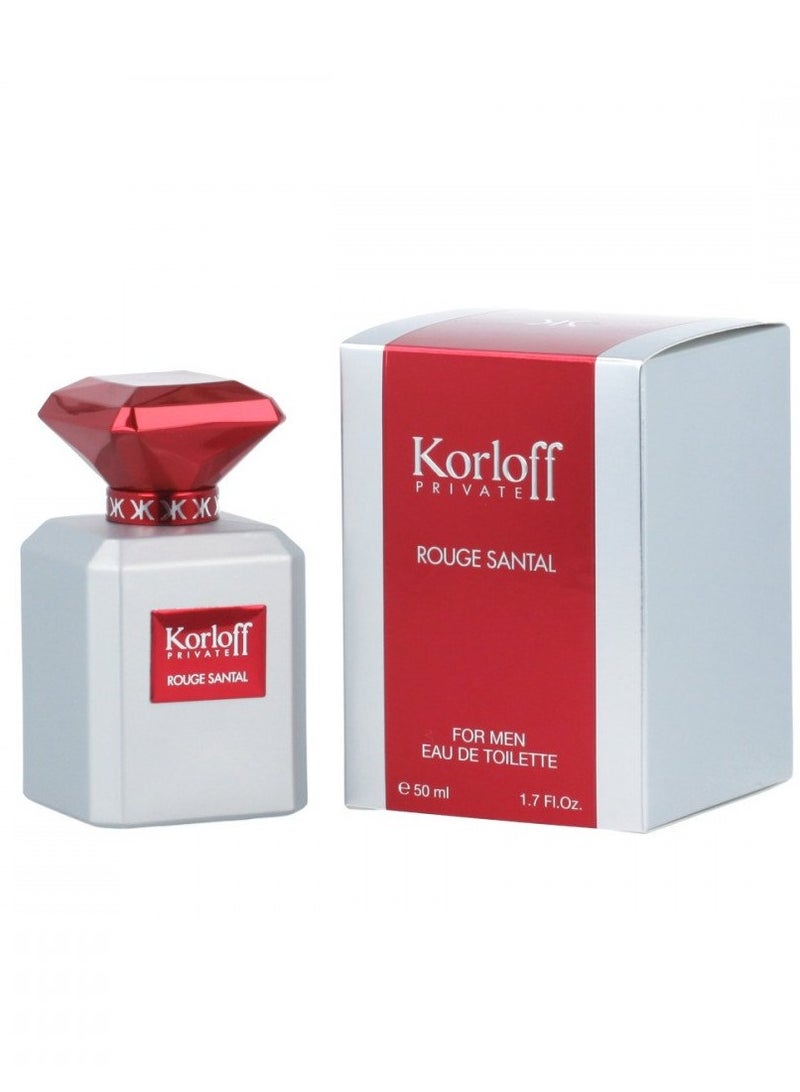 KORLOFF Private Rouge Santal EDT 50ml - Image 2