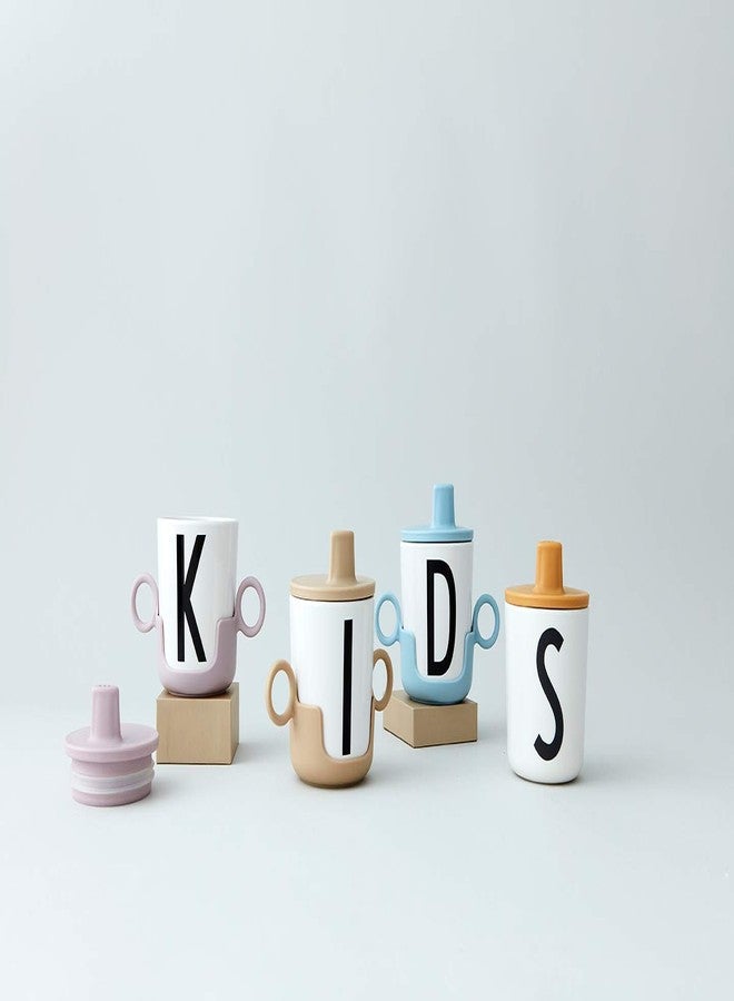 Design Letters Handles for Sippy Cups Designed in Denmark| Toddler Learning Cup's Handle BPA/BPS Free 17g | Training Cup Handle Dishwasher Safe, Easy Grip for Baby Cup | Self Feeding Training Handles - Image 2